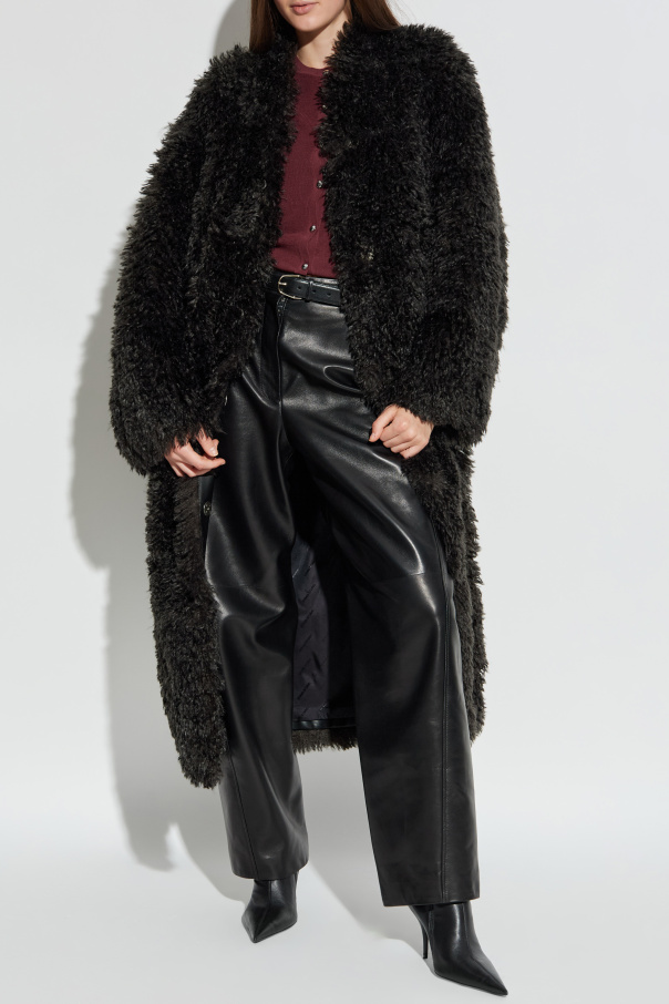 STAND STUDIO Long faux fur ‘Carolina’