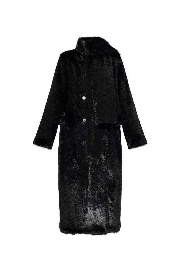 ‘Palmer’ Faux Fur Coat od STAND STUDIO