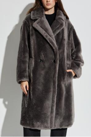 STAND STUDIO Long fur coat ‘Biba’