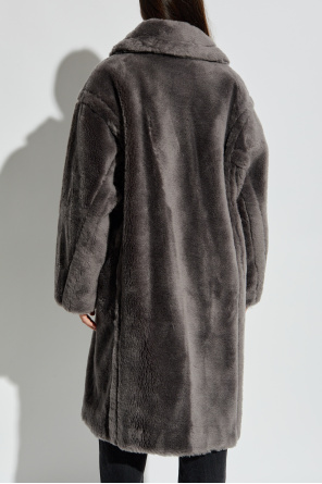 STAND STUDIO Long fur coat ‘Biba’