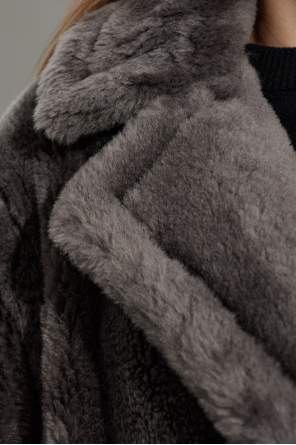 STAND STUDIO Long fur coat ‘Biba’