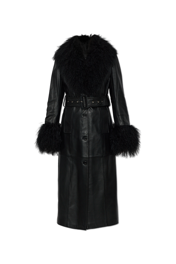 Leather coat ‘Monica’ od STAND STUDIO