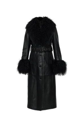 Leather coat ‘Monica’