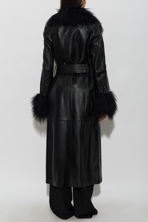 STAND STUDIO Leather coat ‘Monica’