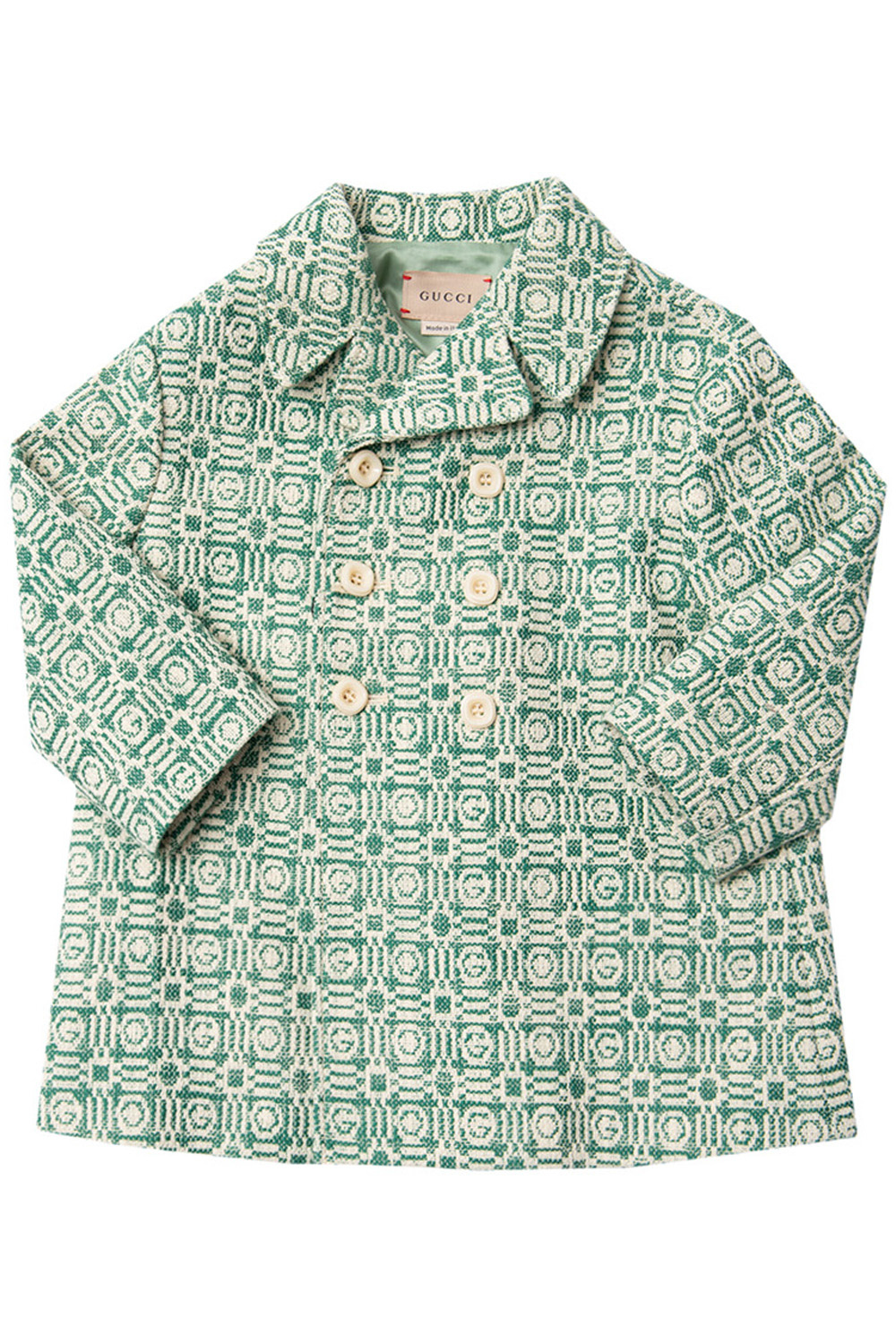 gucci SLEEV Kids Double-breasted coat