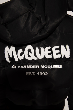 Alexander McQueen Alexander McQueen Sonnenbrille mit spitzen Nieten Schwarz