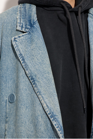 Balenciaga Denim trench coat