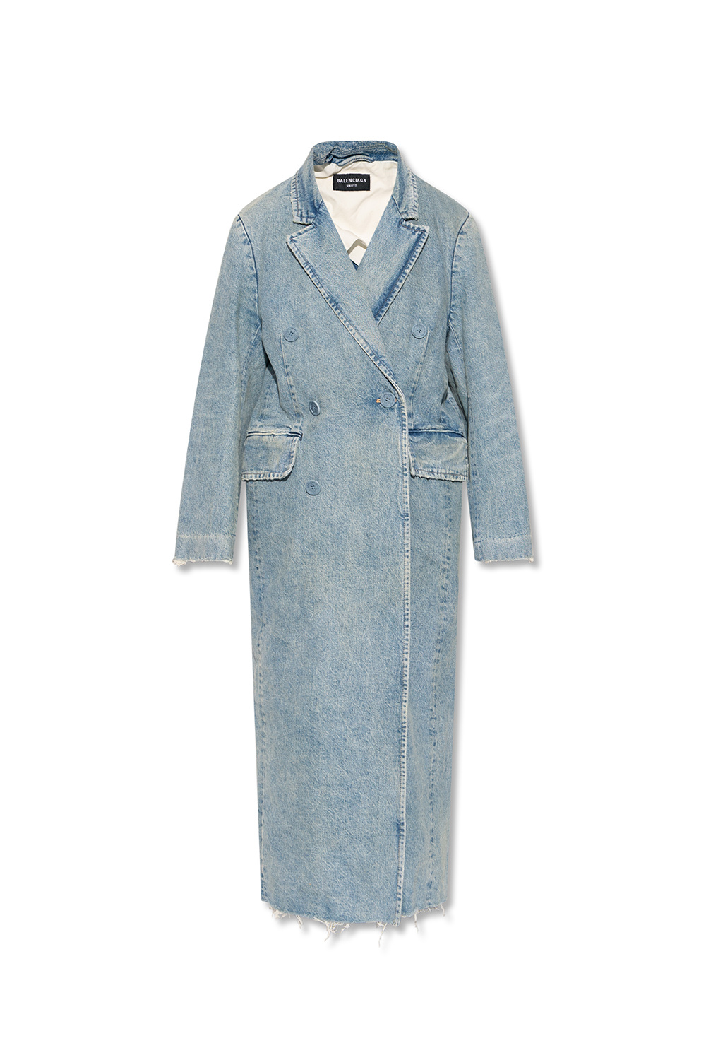 Balenciaga Denim trench coat