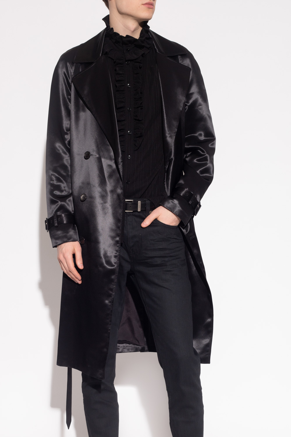 Saint Laurent Satin coat