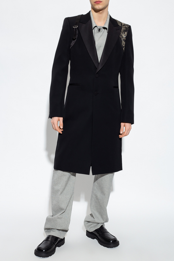Alexander McQueen Embellished Hobo coat