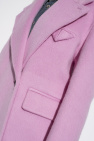 Bottega Veneta PINK Relaxed double-breasted coat