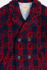 Gucci Kids NAVY BLUE Wool coat