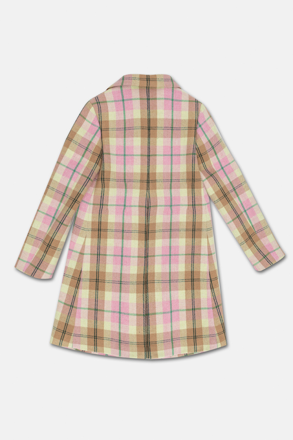gucci Mules Kids Checked coat