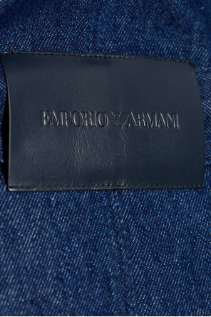 Emporio Armani Jeansowy trencz