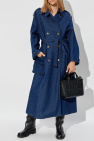 Emporio Armani NAVY BLUE Denim Trench Coat
