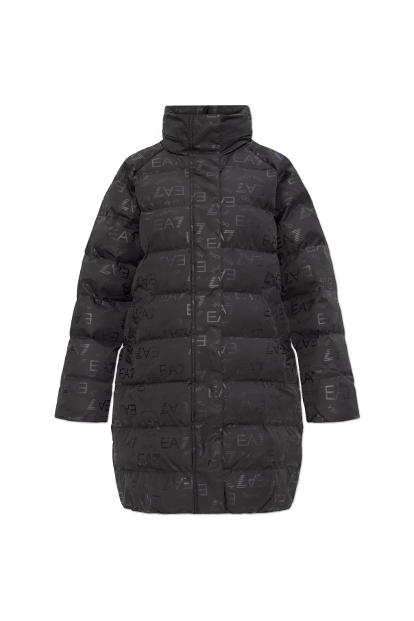 EA7 Emporio Armani Padded jacket with printed monogram