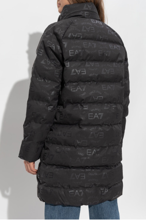 EA7 Emporio Armani Padded jacket with printed monogram