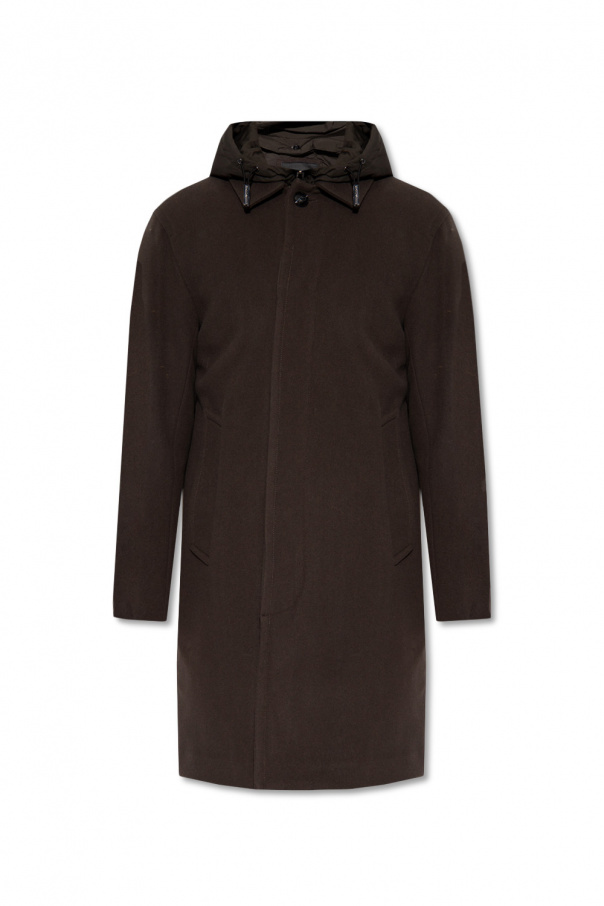 Emporio Armani Coat with detachable hood