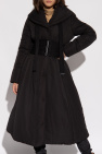 Emporio Armani BLACK Coat with wide collar