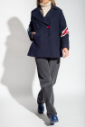 Emporio Armani NAVY BLUE Wool coat