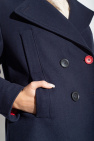Emporio Armani NAVY BLUE Wool coat