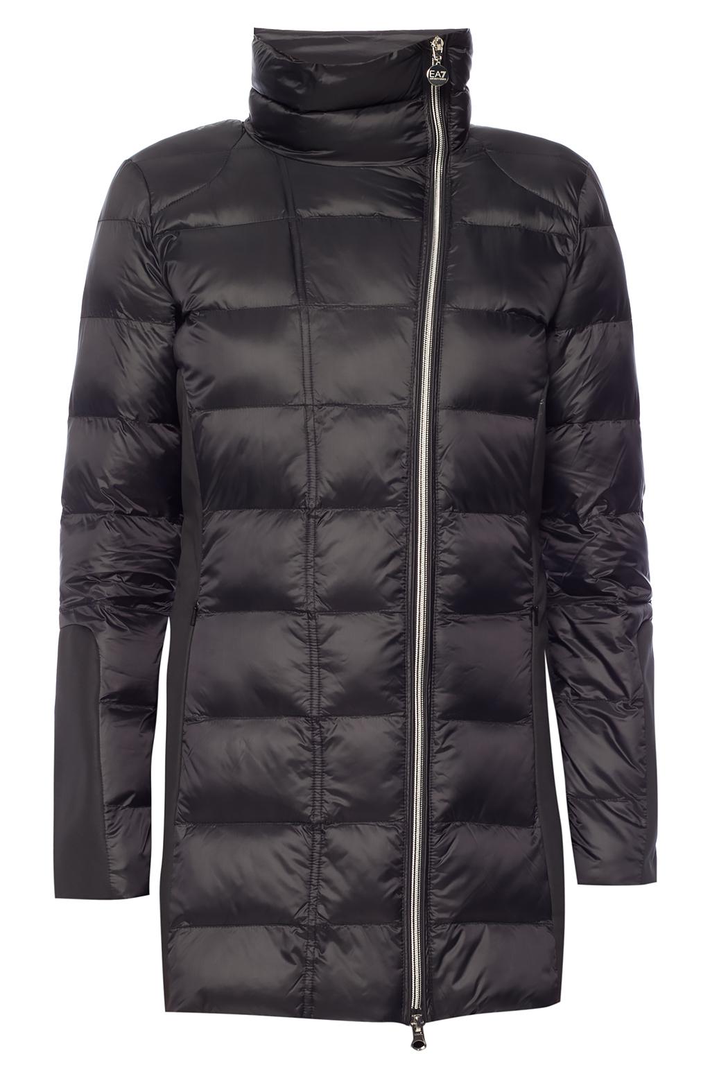 ea7 quilted down jacket