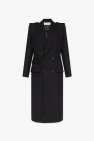 Saint Laurent BLACK Double-breasted wool coat