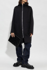 Bottega Veneta BLACK Hooded wool coat