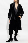 Saint Laurent BLACK Velvet bathrobe