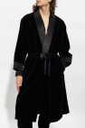 Saint Laurent BLACK Velvet bathrobe