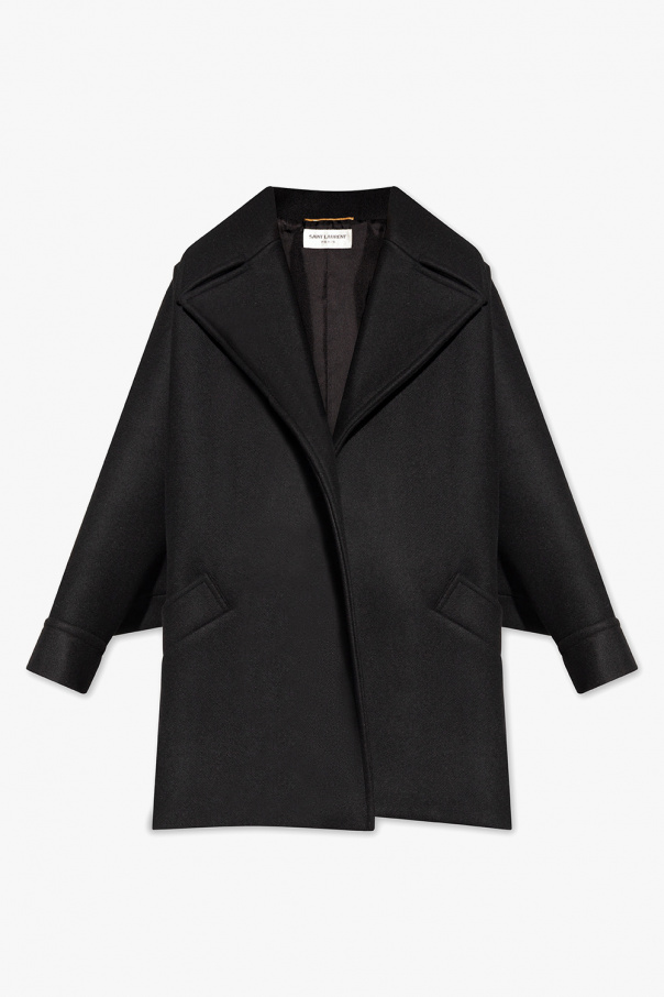 Saint Laurent Wool oversize coat