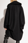 Saint Laurent BLACK Wool oversize coat