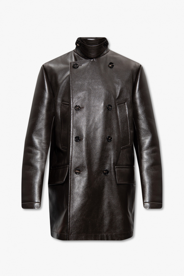 bottega pouch Veneta Leather jacket