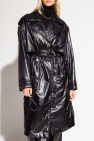 Saint Laurent BLACK Insulated trench coat
