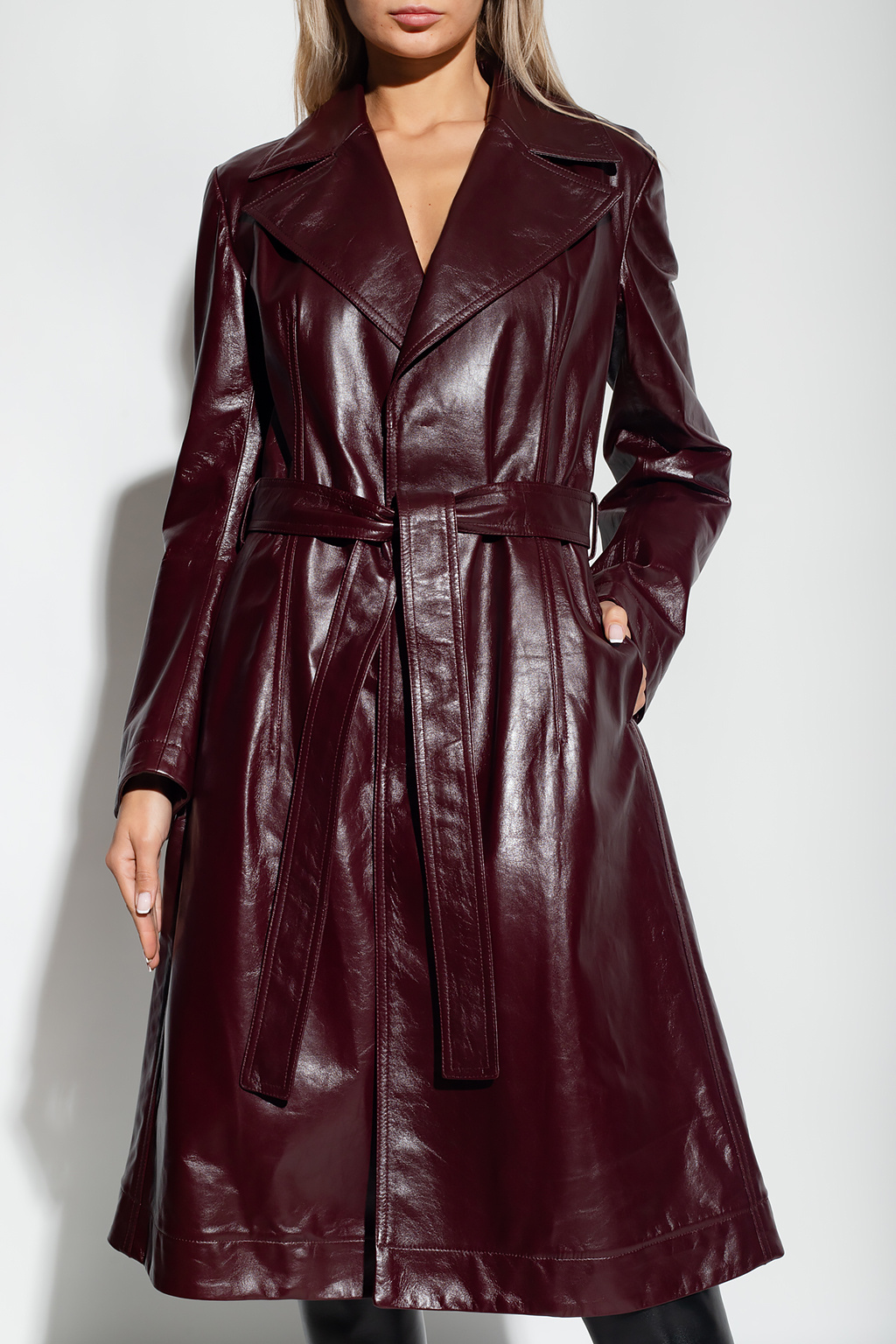 Bottega Veneta Leather coat