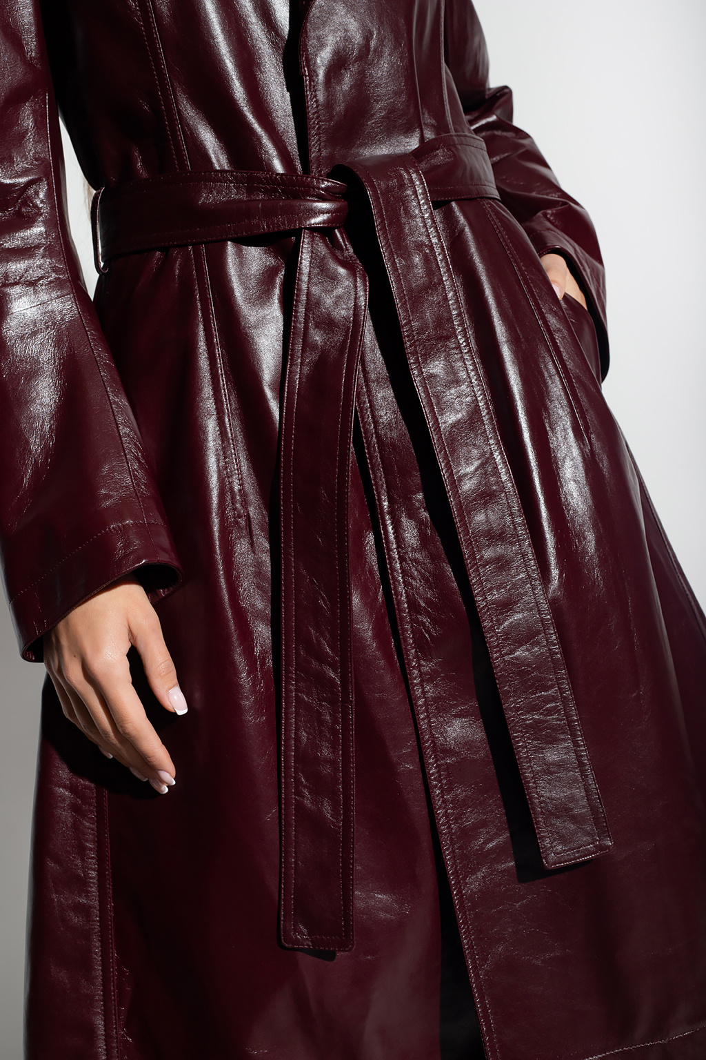 Bottega Veneta Leather coat