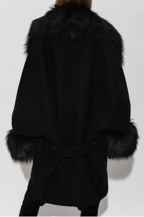 Saint Laurent Animal-free fur coat