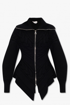 Alexander McQueen V-neck intarsia-knit vest