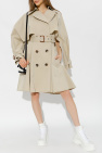Alexander McQueen beige Double-breasted trench coat