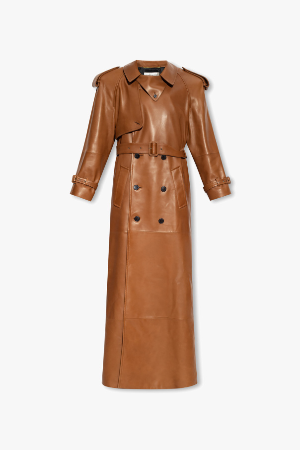 Saint Laurent Leather trench coat