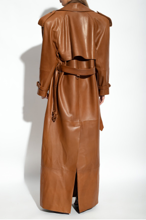 Saint Laurent Leather trench coat