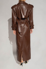 Saint Laurent Leather trench coat