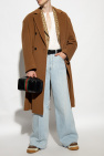 Gucci BROWN Double-breasted wool coat