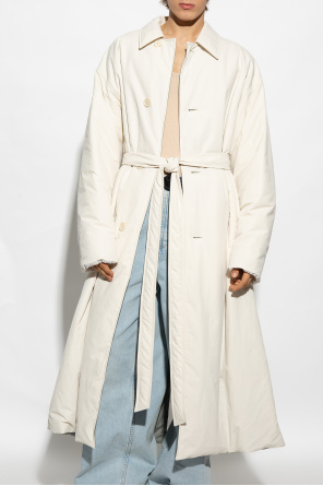 gucci wool Insulated coat with belt