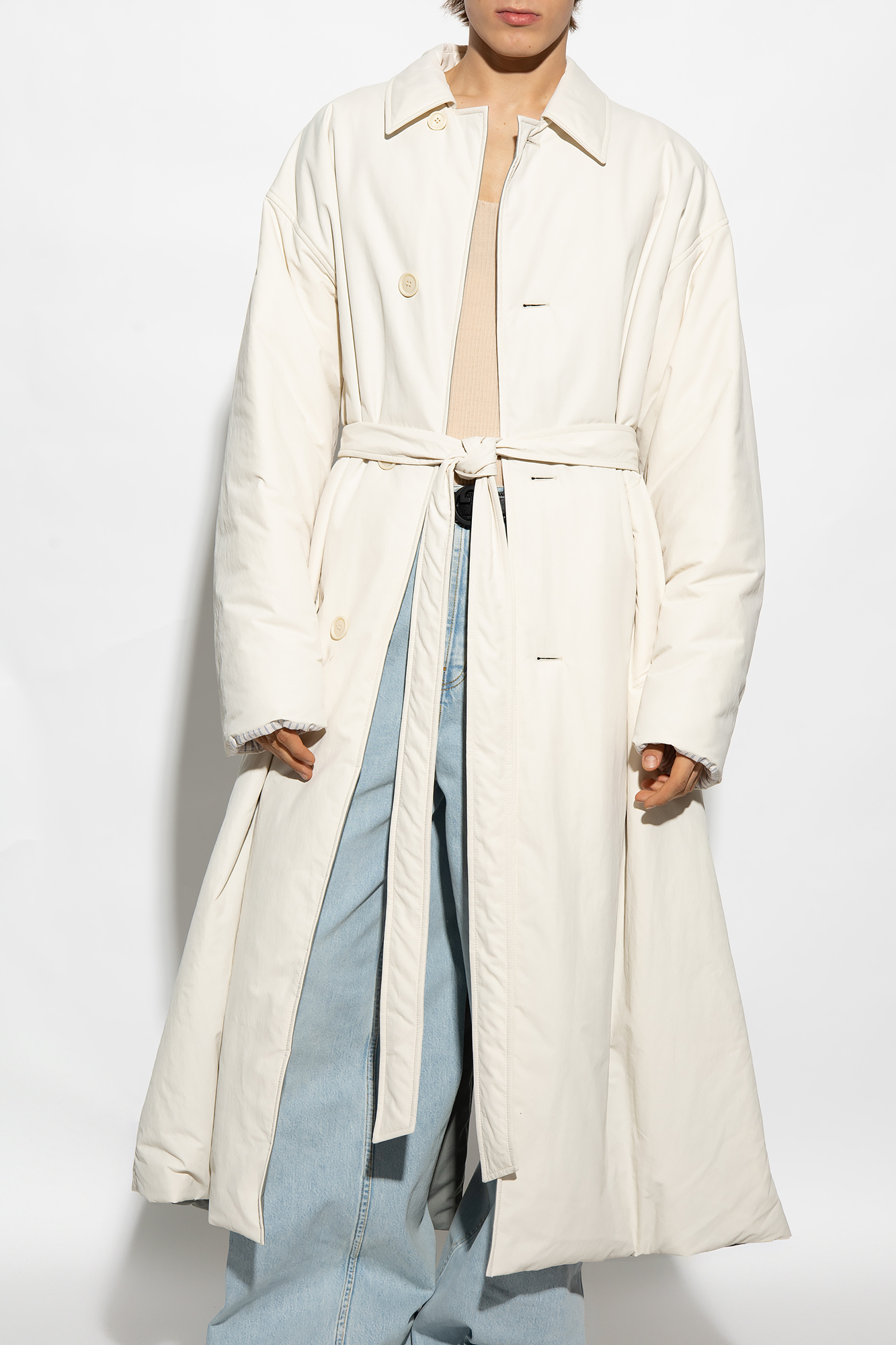 gucci guilty Insulated coat with belt