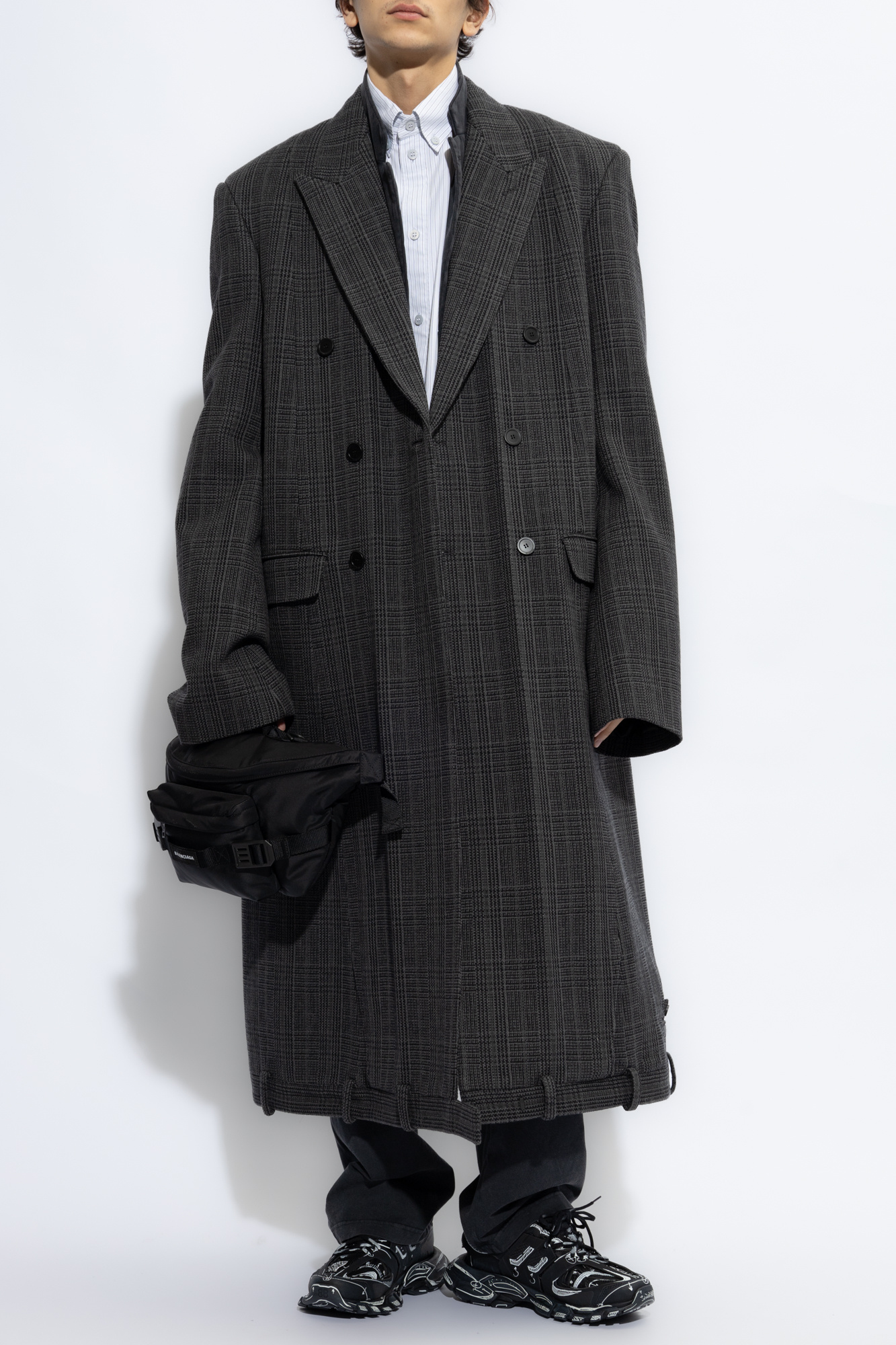 Balenciaga Wool double-breasted coat