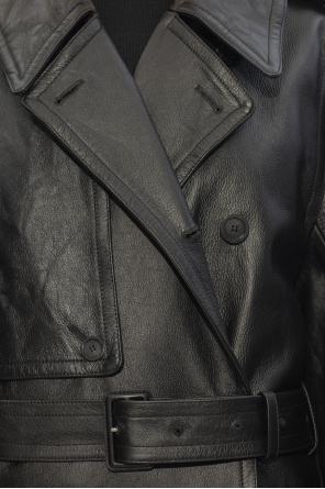 Balenciaga Leather trench coat