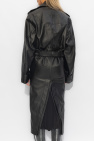 Balenciaga BLACK Leather trench coat
