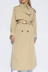 Alexander McQueen GREEN Double-breasted trench coat