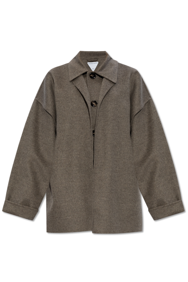 Short wool coat od Bottega Veneta